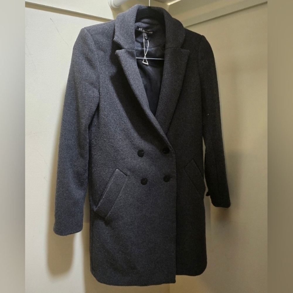 Zara Lined Wool Coat Blazer